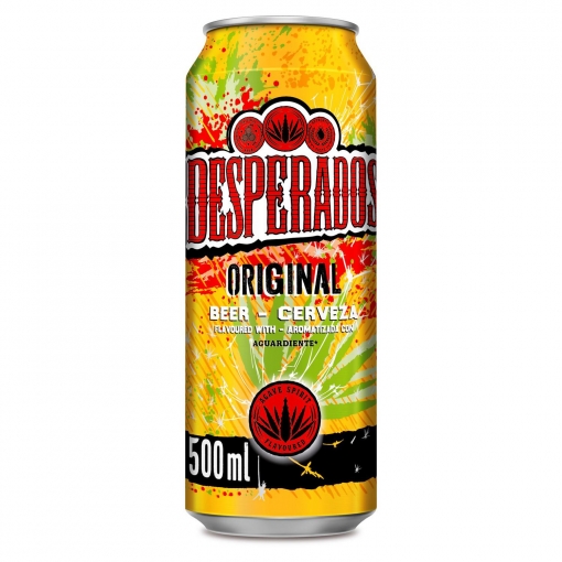 Cerveza Desperados sabor tequila lata 50 cl.