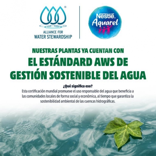Agua mineral Nestlé Aquarel 50 cl.