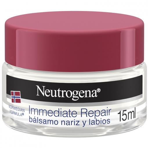 Bálsamo nariz y labios reparación inmediata Neutrogena 15 ml.