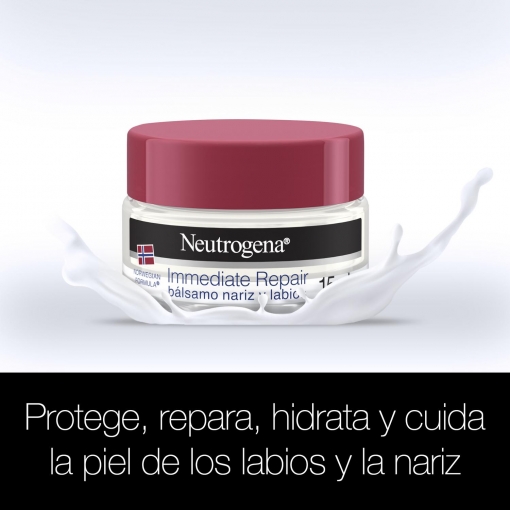 Bálsamo nariz y labios reparación inmediata Neutrogena 15 ml.
