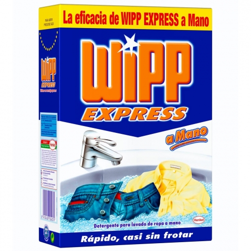 Detergente en polvo a mano Wipp Express 500 g.