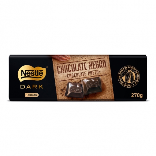 Chocolate dark Nestlé sin gluten 270 g.