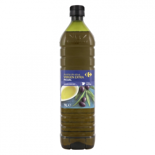 Aceite de oliva virgen extra picual Carrefour 1 l.