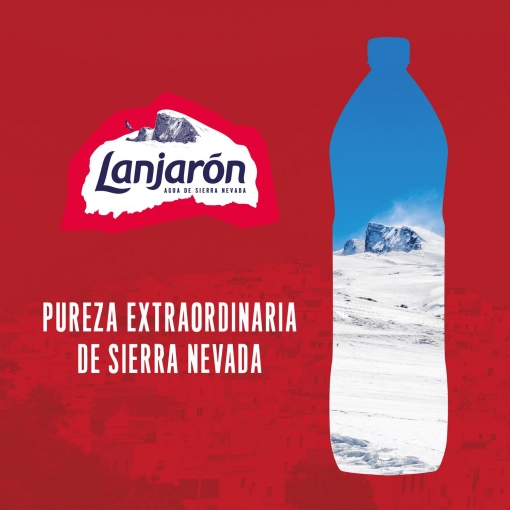 Agua mineral Lanjarón 6,25 l.