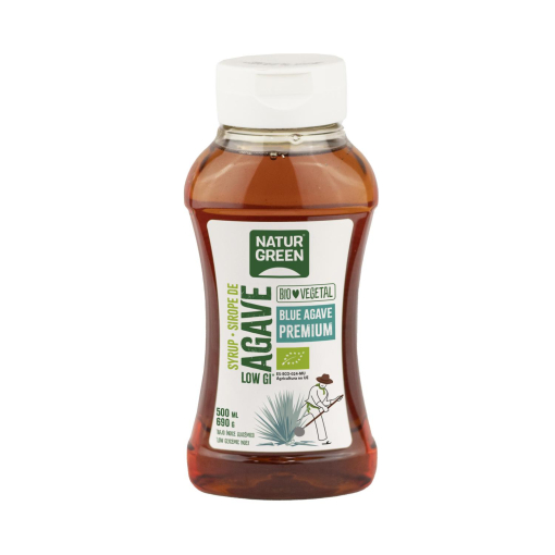Sirope de agave ecológico Naturgreen sin gluten 690 g.