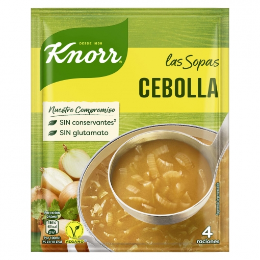 terremoto Invitación reflejar Sopa de cebolla Knorr 50 g. | Carrefour Supermercado compra online