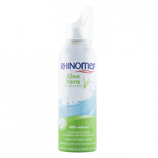Spray para el cuidado de fosas nasales Rhinomer Aloe Vera 100 ml.