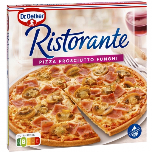 Pizza prosciutto funghi Ristorante Dr. Oetker 350 g.