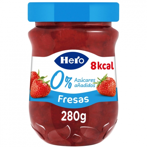 Confitura de fresas Diet Hero 280 g.