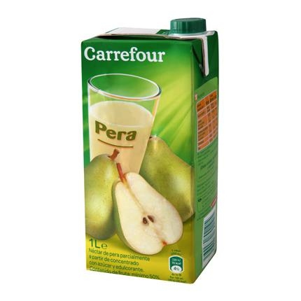Néctar de pera Carrefour brik 1 l.