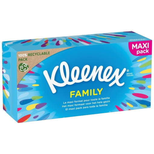 Pañuelos Family Kleenex 128 ud.