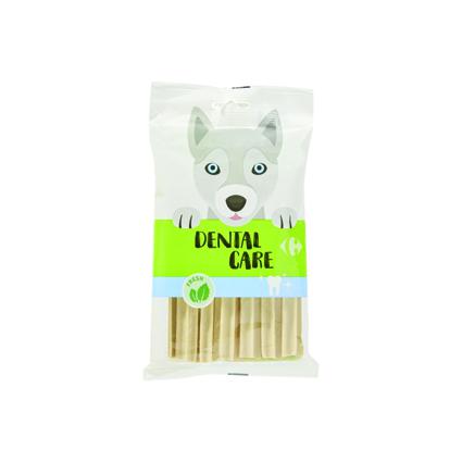 Snack dental Carrefour para perros medianos o grandes pack 7 sticks