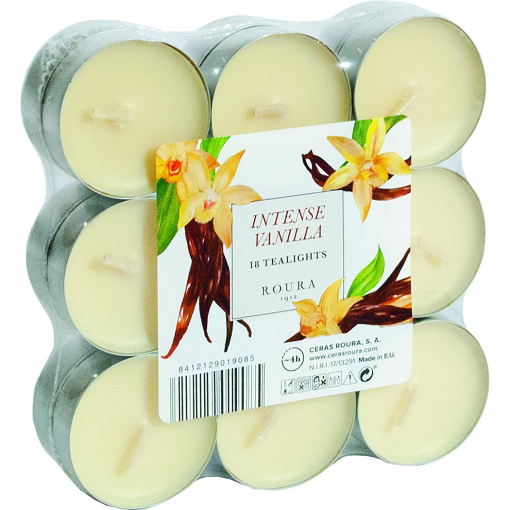 Set 18 Tealights Vainilla ROURA