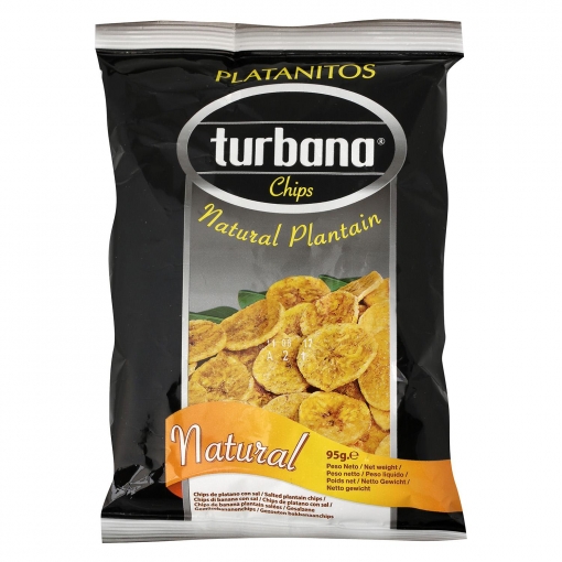 Snack de plátano natural Turban 95 g.