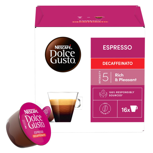 Café espresso intenso descafeinado en cápsulas Néscafe Dolce Gusto 16 ud. |  Carrefour Supermercado compra online