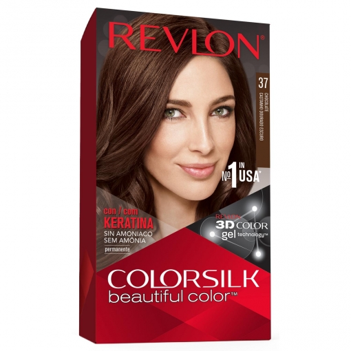 Tinte permanente sin amoniaco tono chocolate Revlon Colorsilk 1 ud. | Carrefour Supermercado online