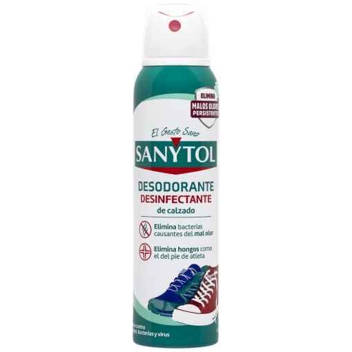Desodorante desinfectante calzado Sanytol 150 ml.