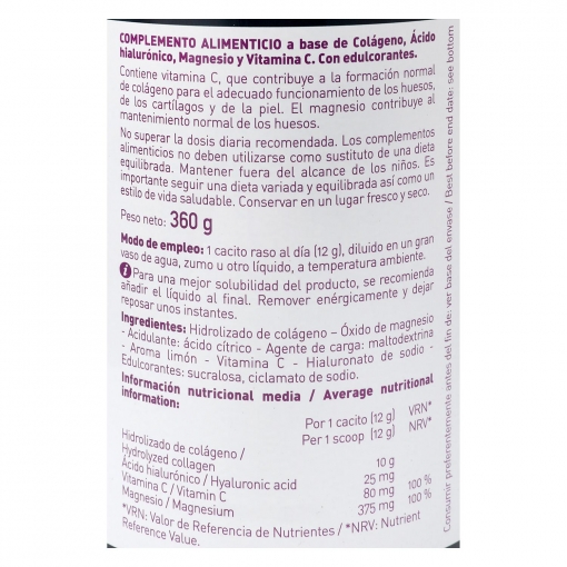 Complemento vitamínico colágeno Arkoflex 360 g.