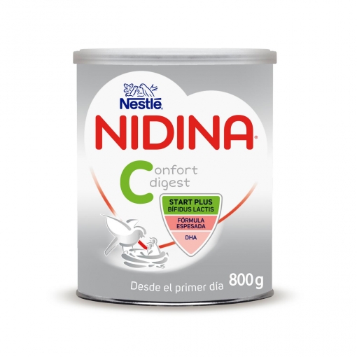 Leche infantil para lactantes en polvo AR Nidina sin gluten 1 lata 800 g.