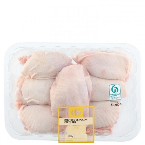 Contramuslo de pollo Carrefour 1,2 kg aprox