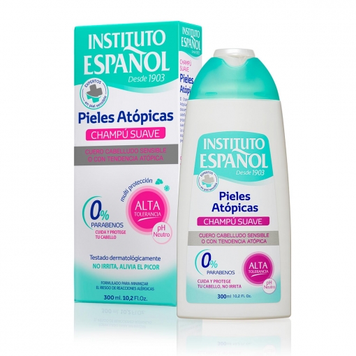 Champú suave para pieles atópicas Instituto Español 300 ml.