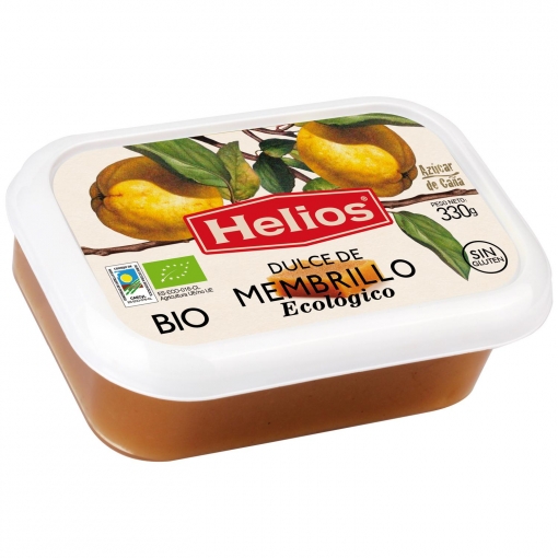 Dulce de membrillo ecológico Helios sin gluten 330 g.