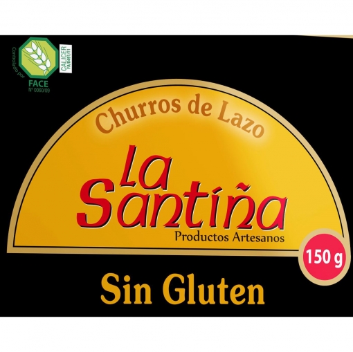 Churros de lazo La Santiña sin gluten 150 g.